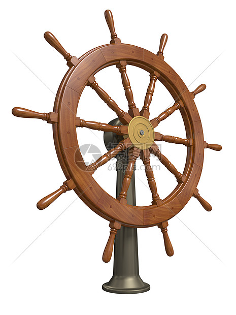 轮轮船方向盘容器木头帆船游艇航海车轮部分设备图片