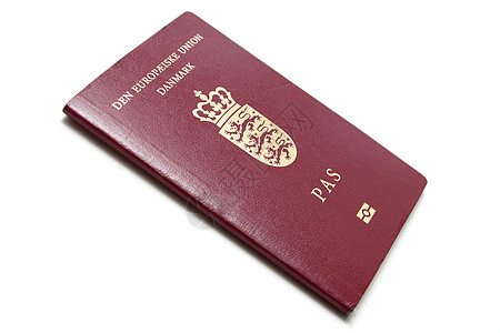 丹麦护照紫色港口背景图片