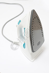 铁干洗器具工作蓝色工具熨烫电缆蒸汽家务烙铁图片