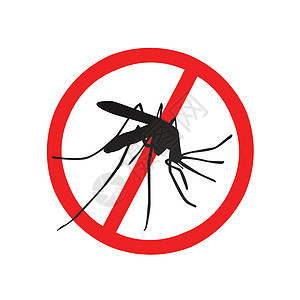 蚊虫发烧危险蚊子疟疾插图背景图片