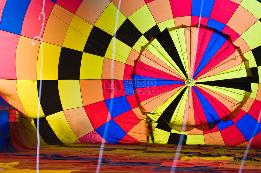 气球里面的人的影子飞艇爱好者航空热情运动阴影冒险爱好天线空气图片