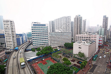 香港香港市中心交通流量操场射线汽车城市天空运动曲线建筑场景海洋图片