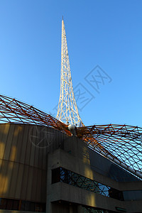 澳大利亚墨尔本天空城市旅行办公室商业中心景观旅游市中心车站图片