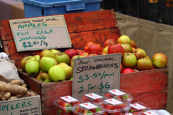 澳大利亚塔斯马尼亚的萨拉曼卡市场水果蔬菜热带农场柠檬橙子价格生产销售展示图片