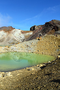 汤加里罗国家公园 新西兰遗产穿越全景公吨国家高度火山荒野岩石天空图片