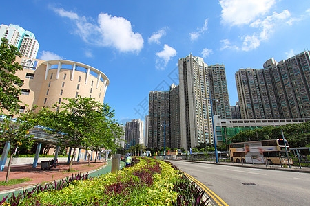 香港市中心天天的丁维图片