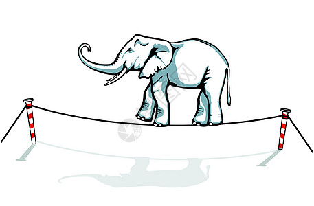 大象平衡图片