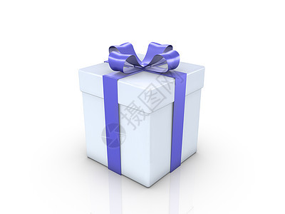 礼品盒包装惊喜礼物感激丝绸蓝色绳索意外节日庆典图片