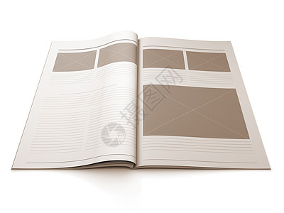 用于设计布局的面条空白页面框架文档床单商业电子白色插图笔记写作打印图片