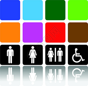 男 女厕所标志女士选项卡女性化男人洗手间性别卫生间男性指示牌图片