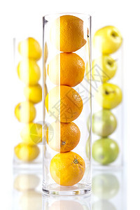 果类组 橙子 柠檬 苹果玻璃水果橘子食物白色甜点饮食图片