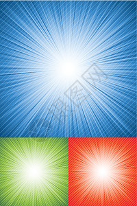 矢量蓝色反向反光爆破抽象背景插图辐射射线条纹辉光活力太阳光线光束墙纸图片