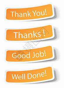 感谢您作为贴纸的笔记服务顾客工作赞赏赞美标签商业讯息办公室评价图片