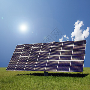 大型太阳能发电厂的图像图片