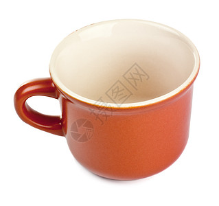 咖啡杯陶器陶瓷橙子棕色黏土用具餐具白色制品照片图片