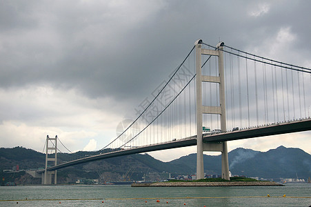 香港清马桥游客连接器反射天空运输海岸旅行旅游金属建筑图片