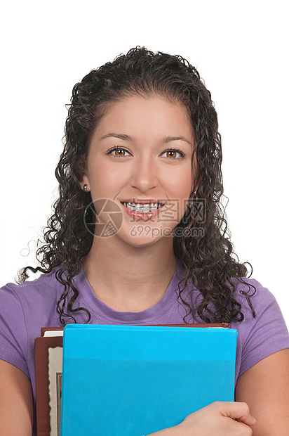 代用色带牙医大学医生微笑女性青少年牙齿学校固定器中学图片