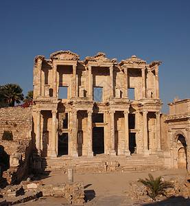 土耳其Ephesus 土耳其 埃菲修斯 塞尔苏斯图书馆图片