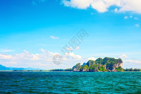安达曼海群岛海洋反射情调海浪阳光支撑岩石海景太阳天空图片