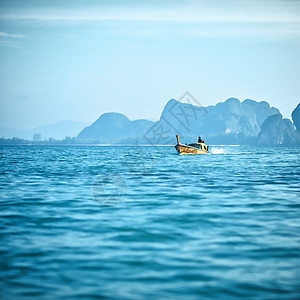 安达曼海景照片晴天悬崖假期异国娱乐正方形刀具旅游水晶图片