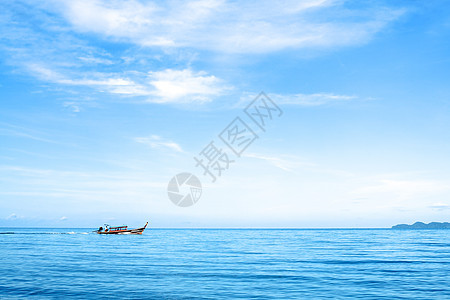 海上船只假期泰语晴天天空热带旅行海洋水晶悬崖照片图片