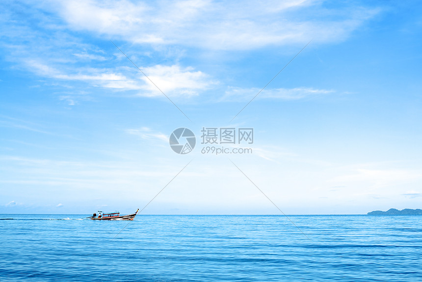 海上船只假期泰语晴天天空热带旅行海洋水晶悬崖照片图片