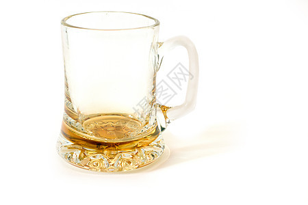 黄色玻璃杯 用于在白色上孤立的啤酒图片