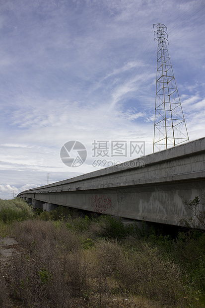 带有消失点的飞越观点立交桥公路个人街道图片