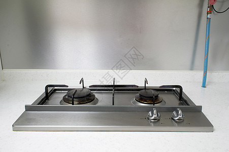 厨房炉灶烹饪炙烤合金气体烧烤炊具烤箱火焰金属高清图片