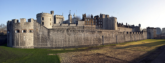 伦敦塔观光英语防御城堡堡垒历史地标旅游城市旅行图片