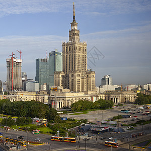 华沙文化和科学宫殿会社旅行文化抛光观光方尖博物馆艺术城市旅游地标图片