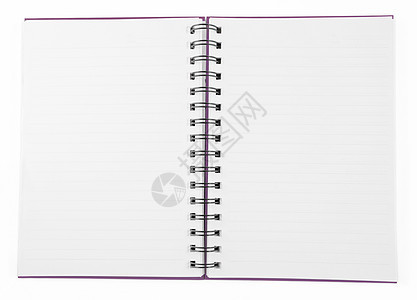 紫笔记本笔记软垫戒指记事本螺旋日记教育学校备忘录卷曲图片