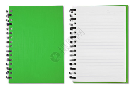 绿便记本角落床单笔记本备忘录软垫学习记事本学校螺旋办公室图片