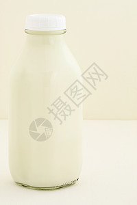 夸特玻璃奶瓶酸奶豆浆牛奶杯乳糖白牛奶乳清牛奶壶食物早餐液体图片