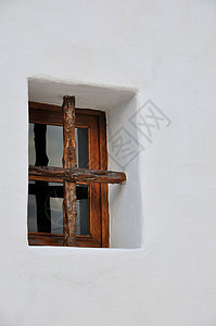 窗户棕色白色玻璃公寓框架空白小窗木头建筑学财产背景图片
