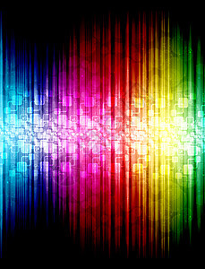 深暗的抽象光谱背景彩虹卡片闪电粉色条纹红色耀斑活力魔法镜片图片