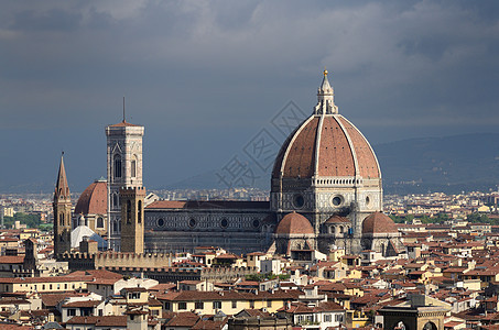 佛罗伦萨风景大教堂景观世界历史性建筑学圆顶古董旅行城市图片