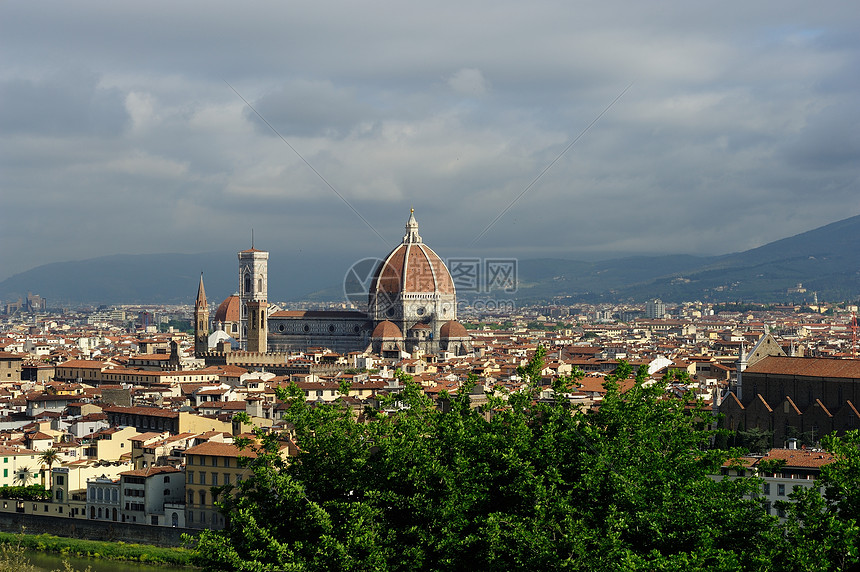 佛罗伦萨世界建筑学旅行地标风景宗教景观圆顶城市古董图片