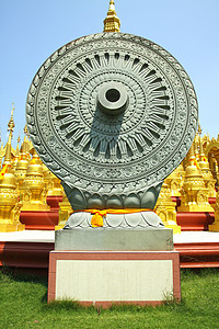 铸石石 Dhammajak工艺文化法界寺庙神社旅行佛教徒岩石石头艺术图片