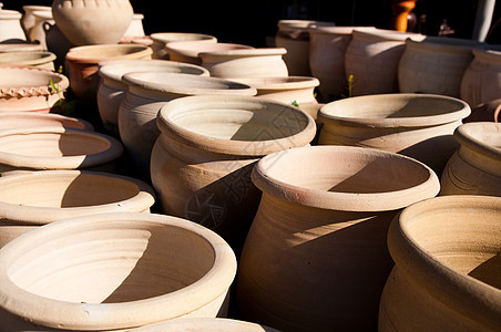 陶器土制市场黏土收藏作坊土地棕色商品创造力产品图片