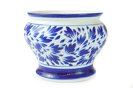 中国古董花瓶历史传统蓝色风格绘画陶器文化瓷器花朵陶瓷图片