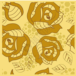 无缝模式花瓣婚礼墙纸织物植物艺术装饰插图装饰品风格图片