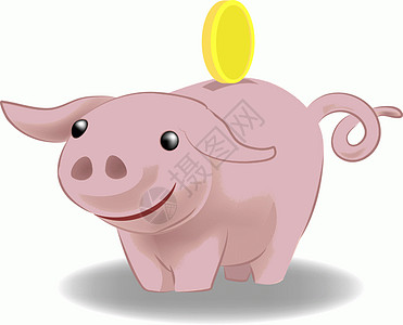 猪猪银行动物债务商业玩具艺术盒子财政夹子货币投资图片