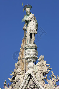 巴西著名雕像圣马可巴西利卡 意大利威尼斯建筑座堂旅游历史性旅行历史游客主教假期大教堂背景
