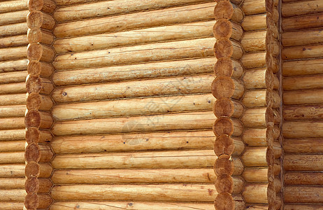 圆楼的角角木材硬木角落木工农家乡村小屋木屋建筑壁板图片