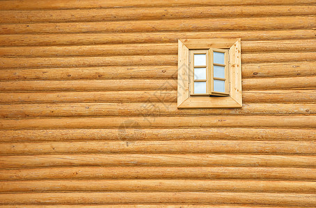 带窗口的木墙木头高度小屋乡村玻璃住宅木材建筑学壁板牧场图片