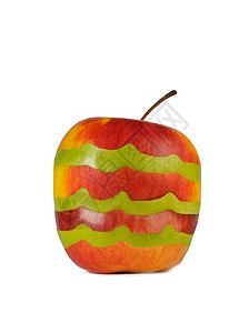 苹果红色食物白色黄色绿色小吃水果饮食图片