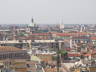 意大利米兰纪念碑建筑景观全景中心天际地标建筑学大教堂城市图片