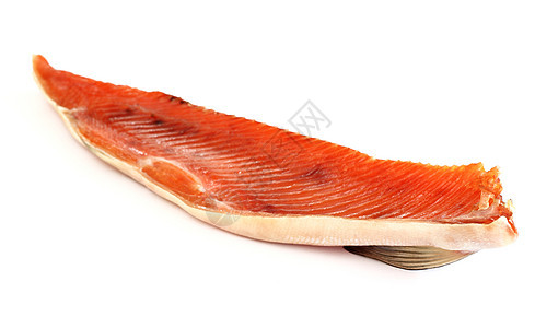 白烟熏红鱼片盐渍密友食物盐水烹饪鱼片海鲜红鱼美食熟食图片