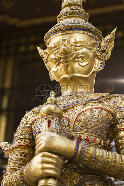 曼谷大宫神像曼谷国家寺庙佛塔历史雕像建筑学佛教徒建筑信仰宗教图片